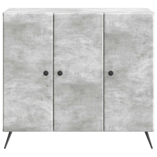 Служебен шкаф Бетонно сиво 89 x 34,5 x 80 см