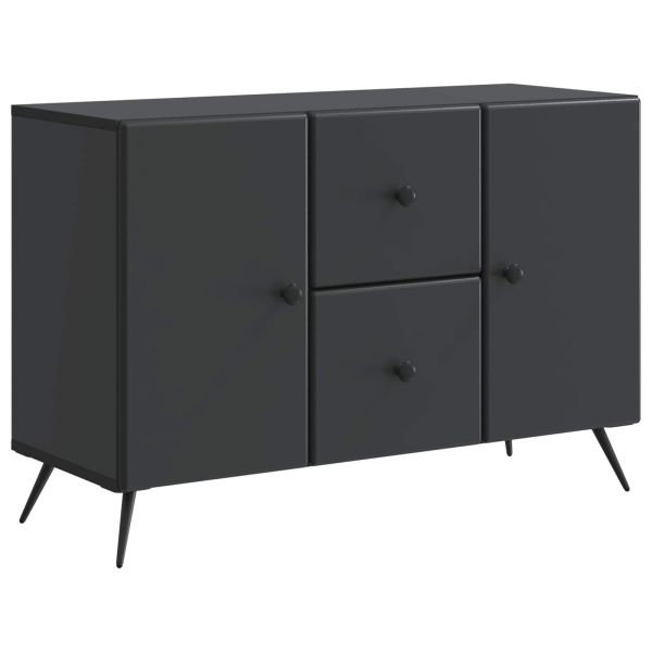 Служебен шкаф Черно 89 x 34,5 x 60 см Инженерна дървесина