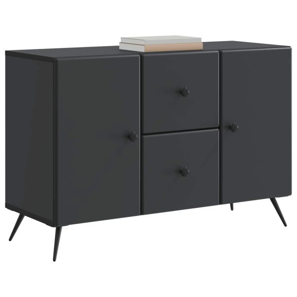 Служебен шкаф Черно 89 x 34,5 x 60 см Инженерна дървесина