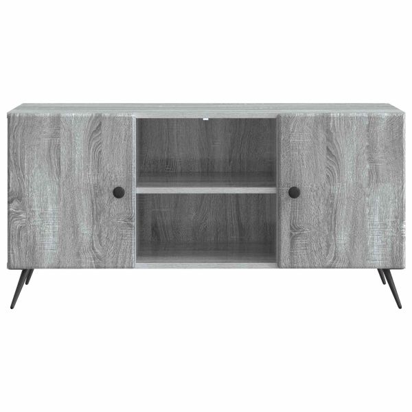ТВ шкаф Сива сонома 102 x 34,5 x 50 см Инженерна дървесина