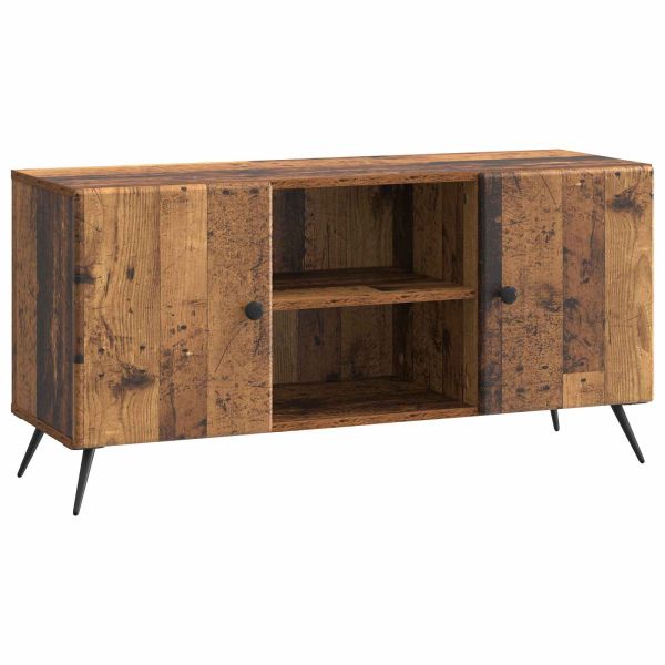 ТВ шкаф Старо дърво 102 x 34,5 x 50 см Инженерна дървесина