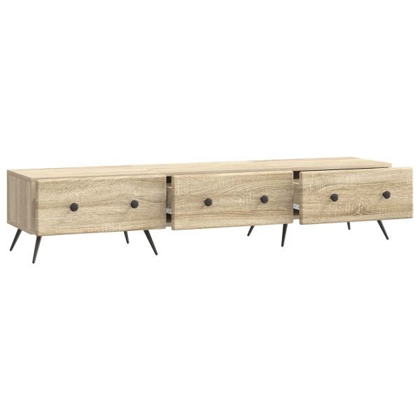 ТВ шкаф Дъб сонома 147 x 34,5 x 30 см Инженерна дървесина