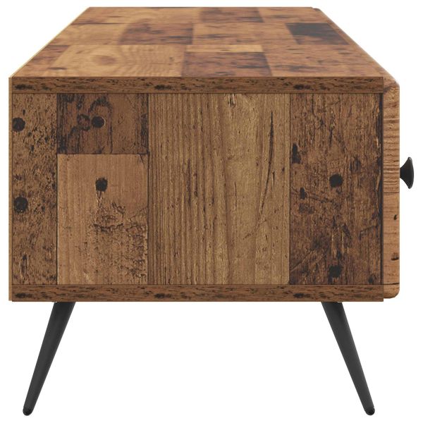 ТВ шкаф Старо дърво 147 x 34,5 x 30 см Инженерна дървесина