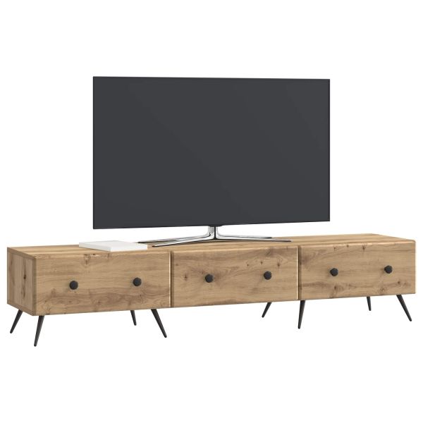 ТВ шкаф Дъб артизан 147 x 34,5 x 30 см Инженерна дървесина
