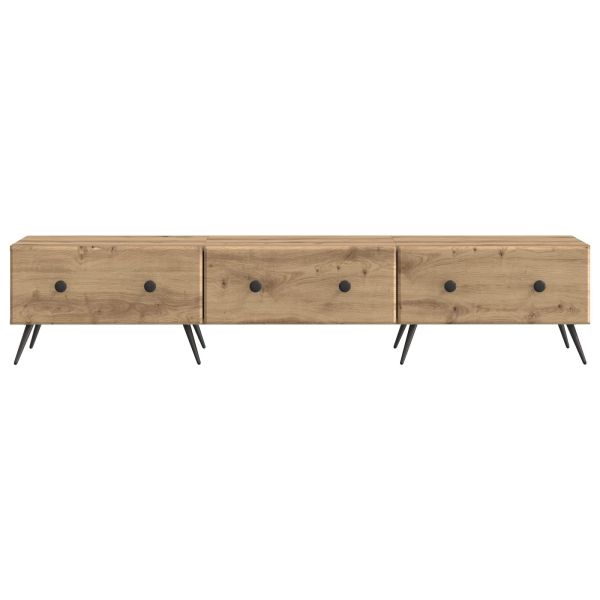 ТВ шкаф Дъб артизан 147 x 34,5 x 30 см Инженерна дървесина