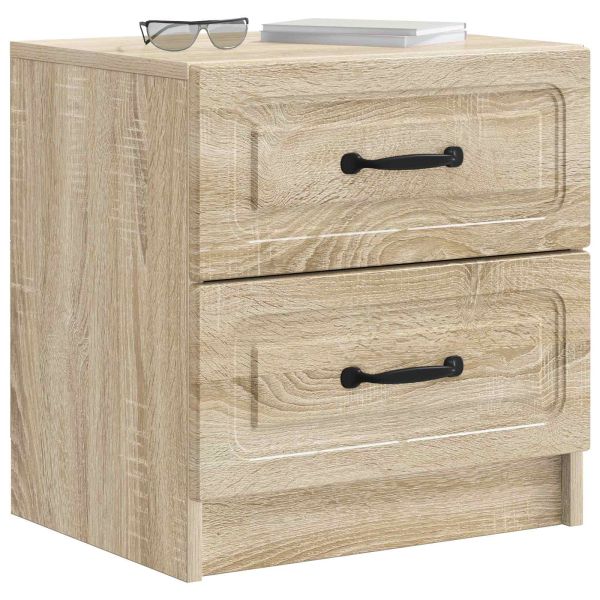 Нощен шкаф с чекмедже 2 pcs Дъб сонома 43 x 34,5 x 44,5 см
