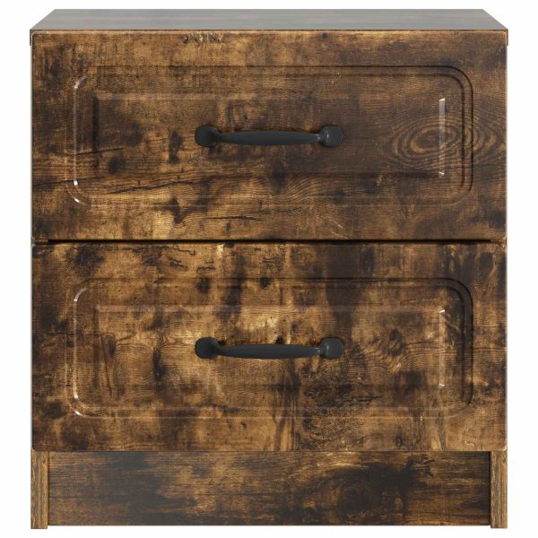 Нощен шкаф с чекмедже 2 pcs Опушен дъб 43 x 34,5 x 44,5 см
