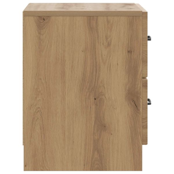 Нощен шкаф с чекмедже 2 pcs Дъб артизан 43 x 34,5 x 44,5 см