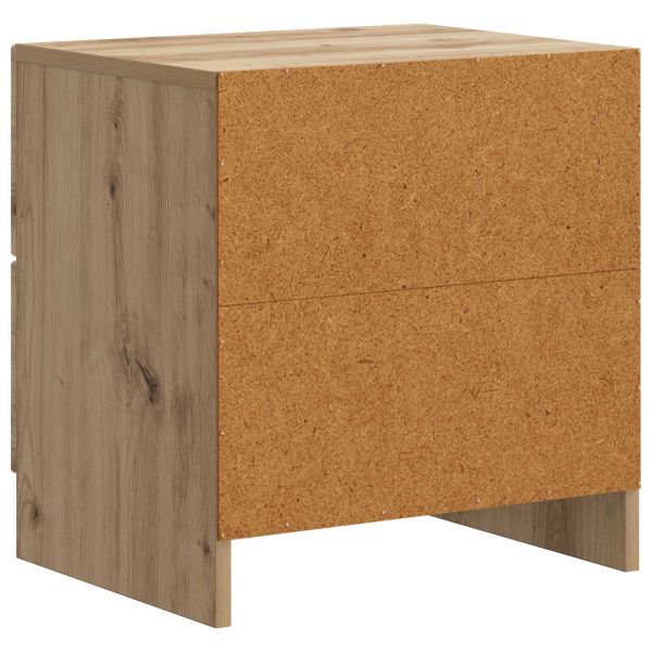 Нощен шкаф с чекмедже 2 pcs Дъб артизан 43 x 34,5 x 44,5 см
