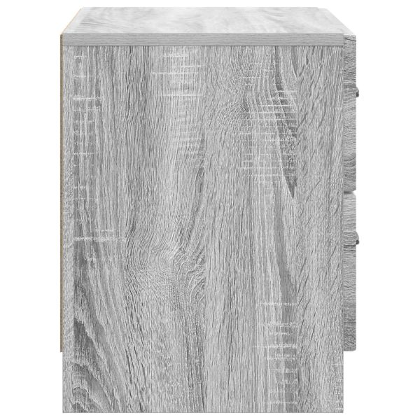 Нощен шкаф Сива сонома 62 x 34,5 x 44,5 см Инженерна дървесина