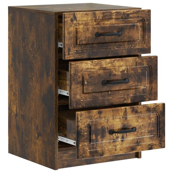 Нощен шкаф Опушен дъб 43 x 41 x 63,5 см Инженерна дървесина