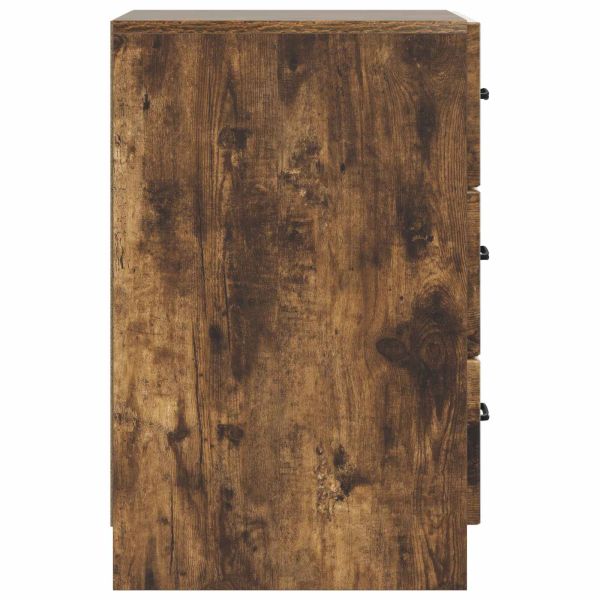 Нощен шкаф Опушен дъб 43 x 41 x 63,5 см Инженерна дървесина