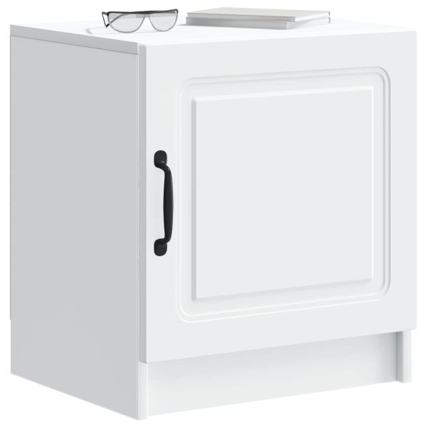 Нощен шкаф 2 pcs Бяло 43 x 34,5 x 47 см Инженерна дървесина