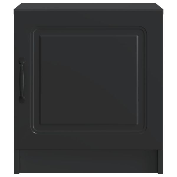 Нощен шкаф 2 pcs Черно 43 x 34,5 x 47 см Инженерна дървесина