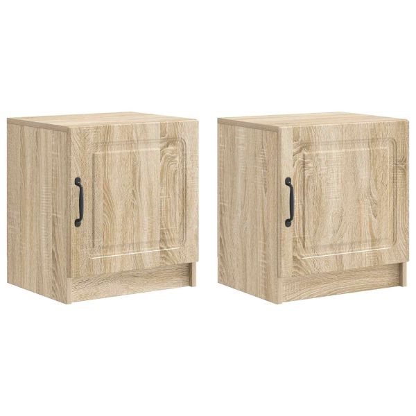 Нощен шкаф 2 pcs Дъб сонома 43 x 34,5 x 47 см