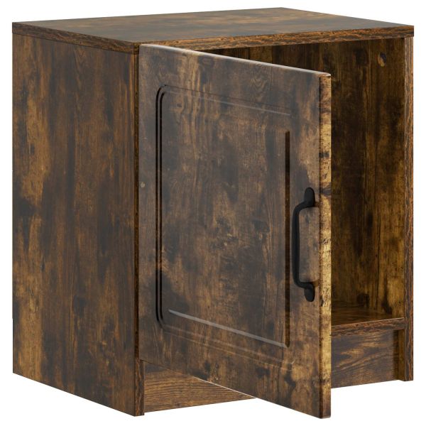 Нощен шкаф Опушен дъб 43 x 34,5 x 47 см Инженерна дървесина