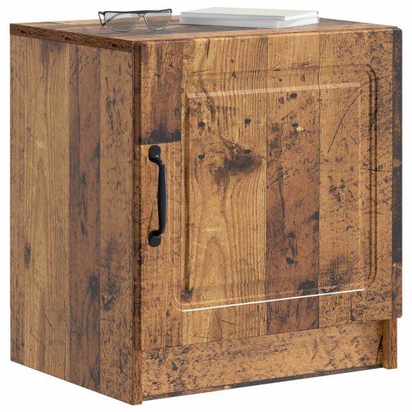 Нощен шкаф 2 pcs Старо дърво 43 x 34,5 x 47 см