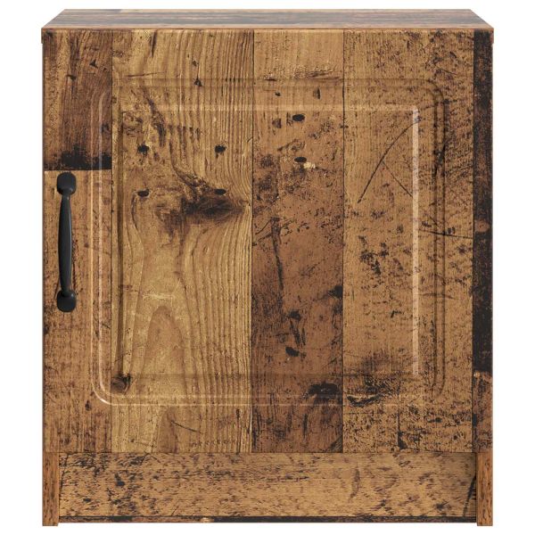 Нощен шкаф 2 pcs Старо дърво 43 x 34,5 x 47 см