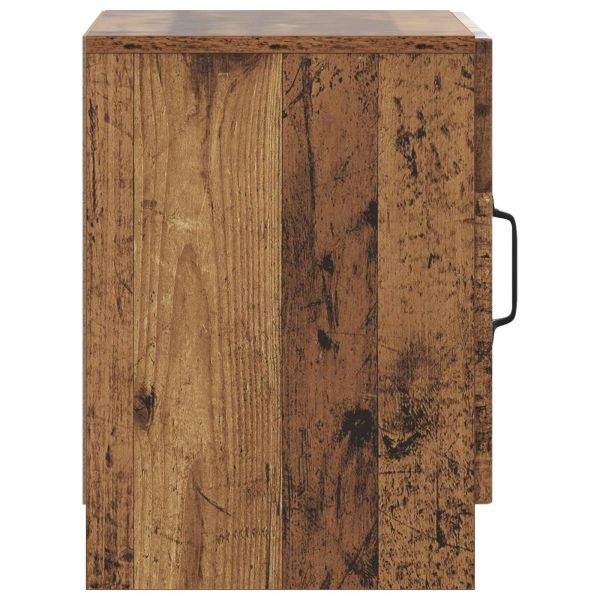 Нощен шкаф 2 pcs Старо дърво 43 x 34,5 x 47 см