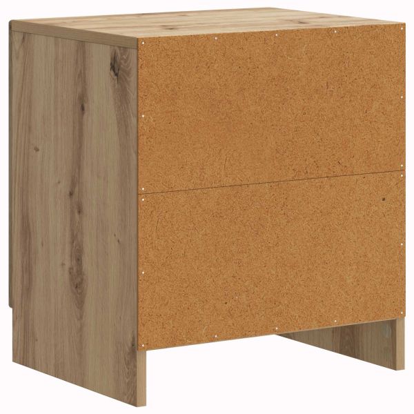 Нощен шкаф 2 pcs Дъб артизан 43 x 34,5 x 47 см