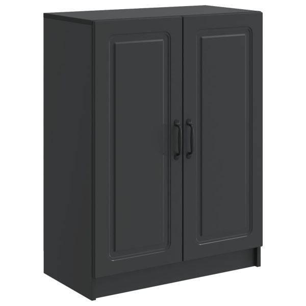 Служебен шкаф Черно 66 x 34,5 x 87 см Инженерна дървесина