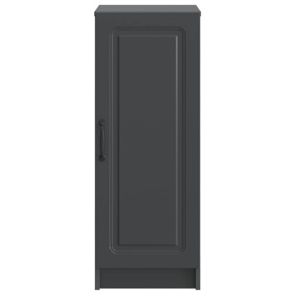 Служебен шкаф Черно 33 x 34,5 x 87 см Инженерна дървесина