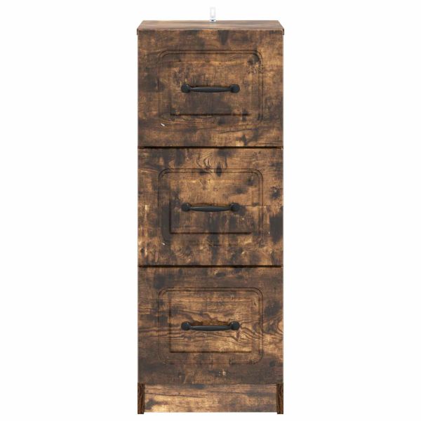 Чекмеджетен шкаф Опушен дъб 33 x 34,5 x 87 см