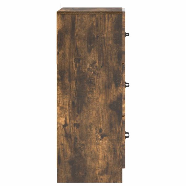 Чекмеджетен шкаф Опушен дъб 33 x 34,5 x 87 см