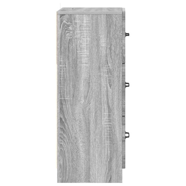 Чекмеджетен шкаф Сива сонома 33 x 34,5 x 87 см