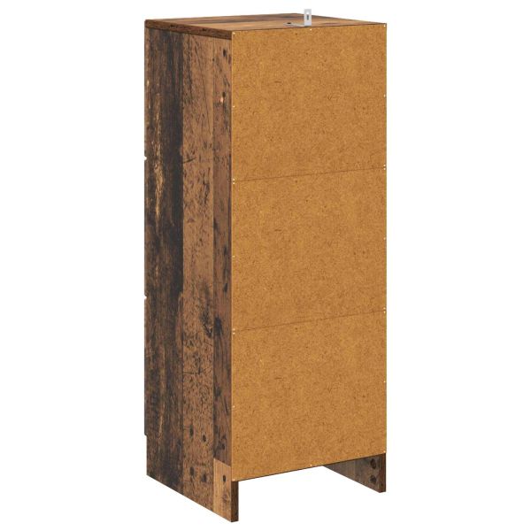 Чекмеджетен шкаф Старо дърво 33 x 34,5 x 87 см