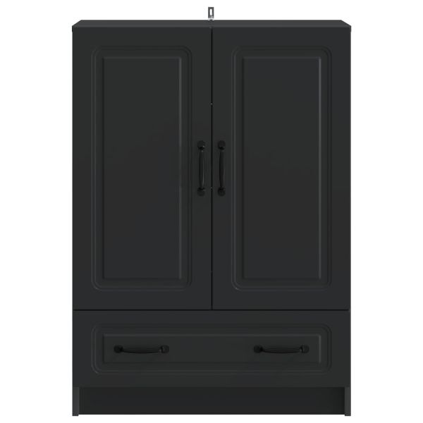 Служебен шкаф Черно 66 x 34,5 x 92 см Инженерна дървесина