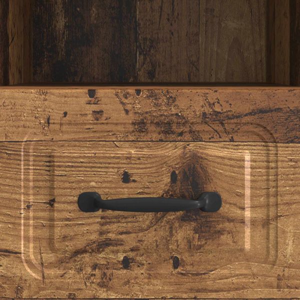 ТВ шкаф Старо дърво 102 x 34,5 x 47 см Инженерна дървесина