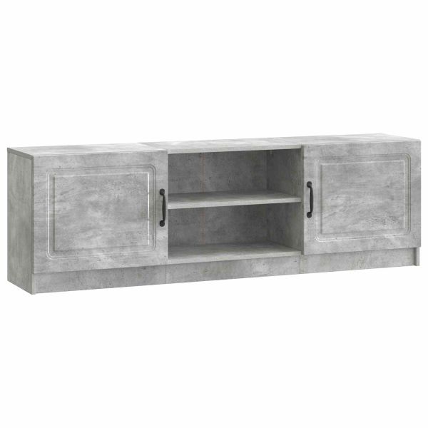 ТВ шкаф Бетонно сиво 150 x 31 x 47 см Инженерна дървесина