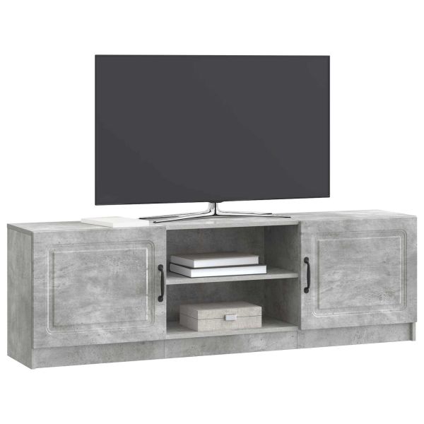 ТВ шкаф Бетонно сиво 150 x 31 x 47 см Инженерна дървесина