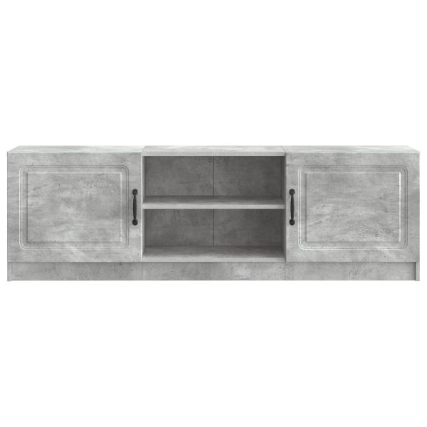 ТВ шкаф Бетонно сиво 150 x 31 x 47 см Инженерна дървесина