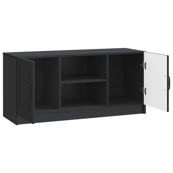ТВ шкаф Черно 102 x 34,5 x 47 см Инженерна дървесина