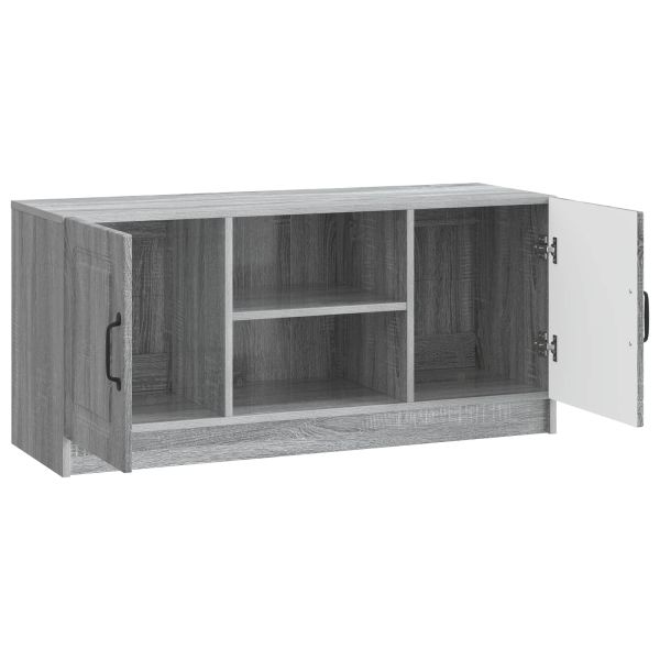 ТВ шкаф Сива сонома 102 x 34,5 x 47 см Инженерна дървесина
