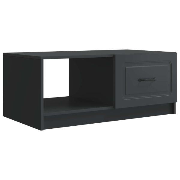 Масичка за кафе Черно 90 x 50 x 37 см Инженерна дървесина