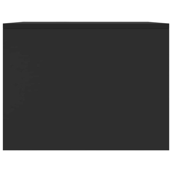 Масичка за кафе Черно 90 x 50 x 37 см Инженерна дървесина