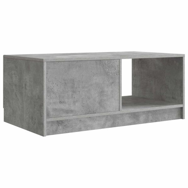 Масичка за кафе Бетонно сиво 90 x 50 x 37 см