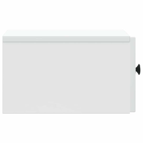 Спален шкаф с монтаж на стена 2 pcs Бяло 33 x 34,5 x 20 см