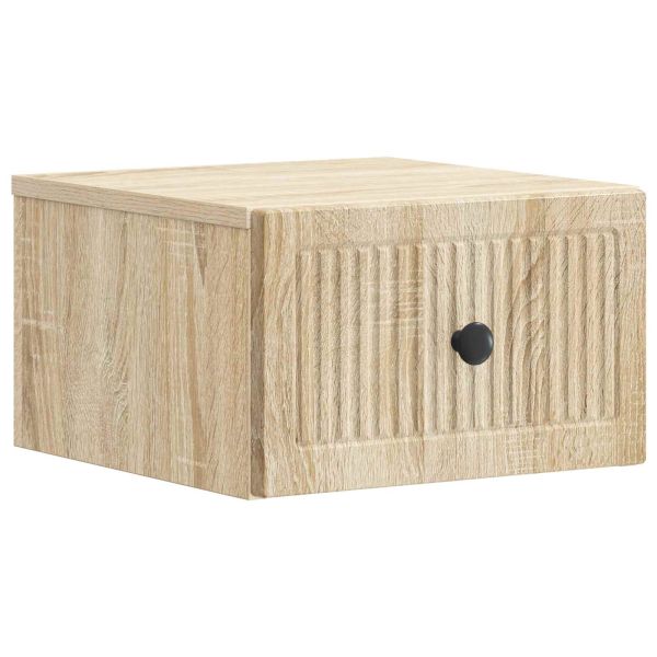Спален шкаф с монтаж на стена Дъб сонома 33 x 34,5 x 20 см