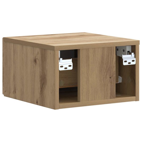 Спален шкаф с монтаж на стена Дъб артизан 33 x 34,5 x 20 см