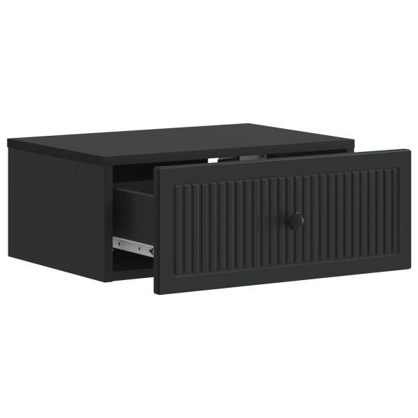 Нощен шкаф 2 pcs Черно 49 x 34,5 x 20 см Инженерна дървесина