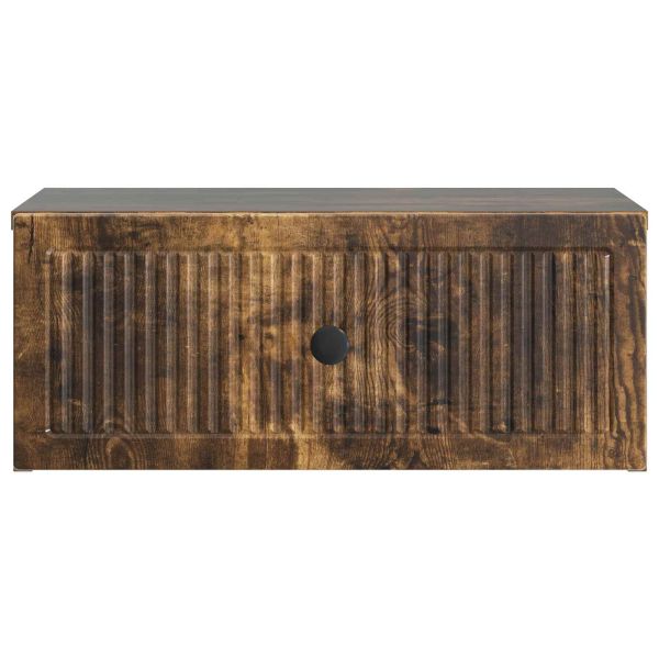 Нощен шкаф Опушен дъб 49 x 34,5 x 20 см Инженерна дървесина