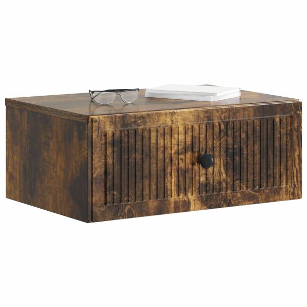 Нощен шкаф с чекмедже 2 pcs Опушен дъб 49 x 34,5 x 20 см
