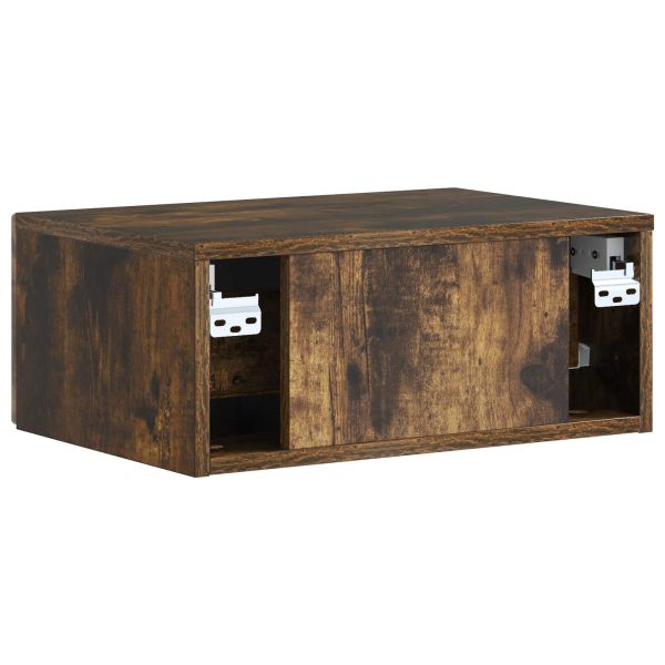 Нощен шкаф с чекмедже 2 pcs Опушен дъб 49 x 34,5 x 20 см