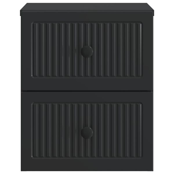 Спален шкаф с монтаж на стена Черно 33 x 34,5 x 40 см
