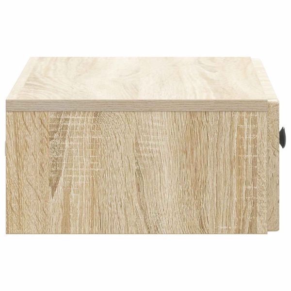 Стенен страничен масичка Дъб сонома 59 x 34,5 x 17 см