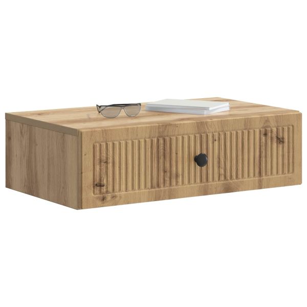 Стенен страничен масичка Дъб артизан 59 x 34,5 x 17 см